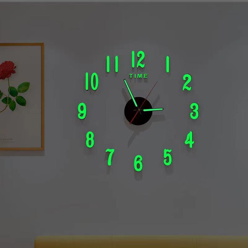 Luminous 3D DIY Wall Clock