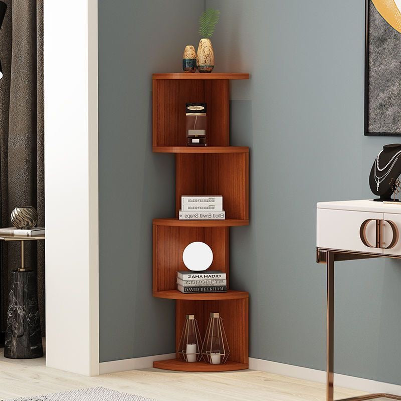 Modern Zig-Zag Corner Wall Shelf