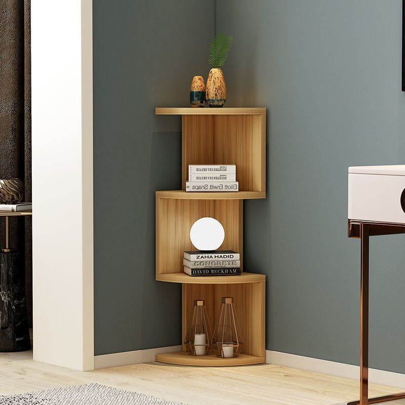 Modern Zig-Zag Corner Wall Shelf