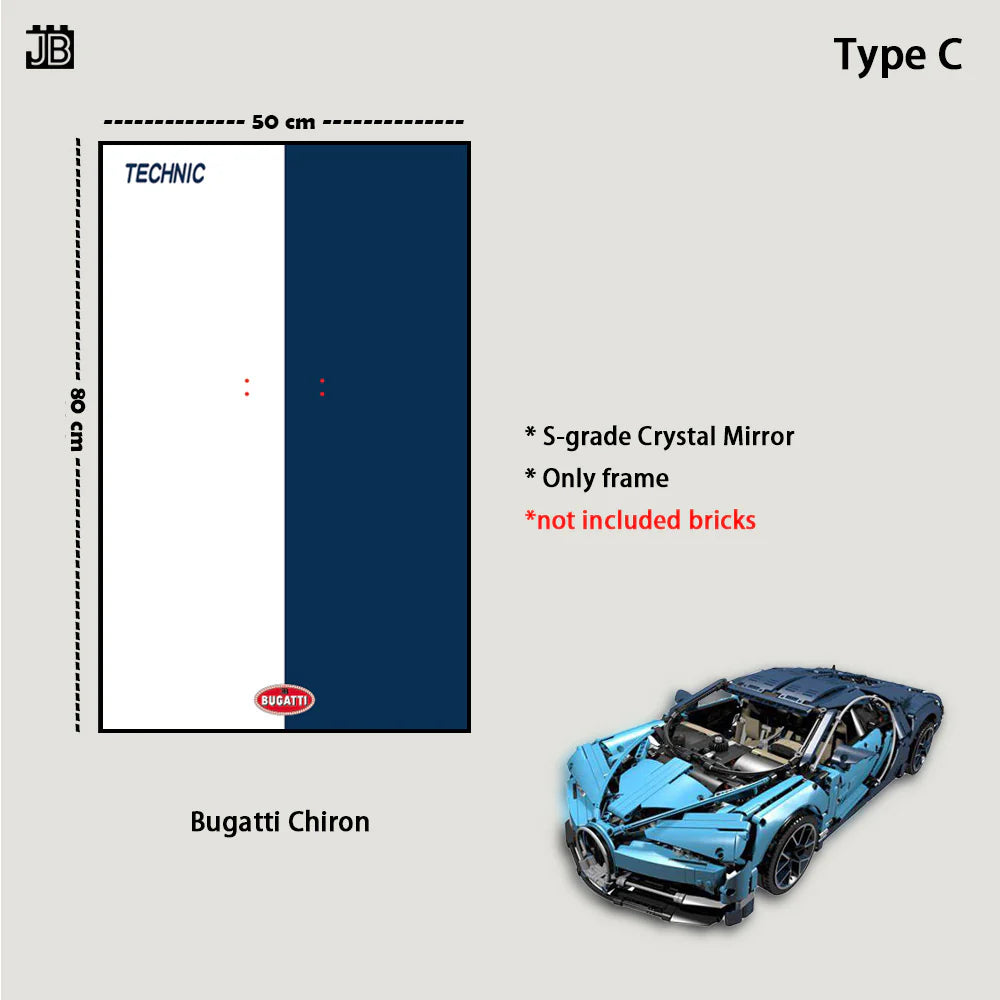 Smart RC Bugatti Chiron Display