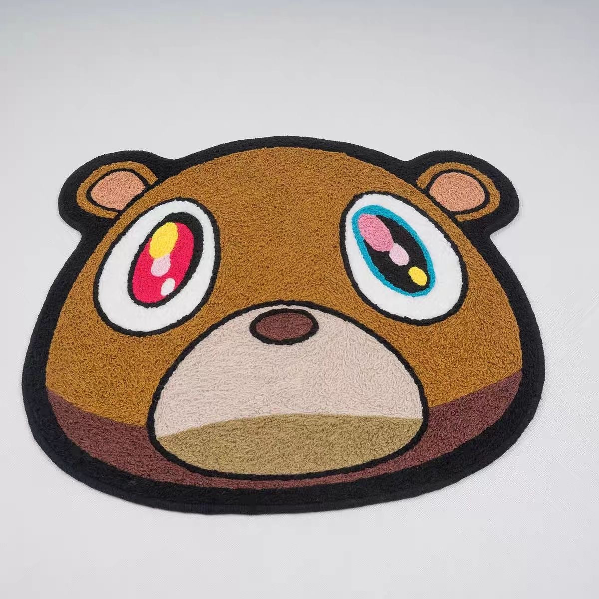 "Graduation Bear" Face Rug