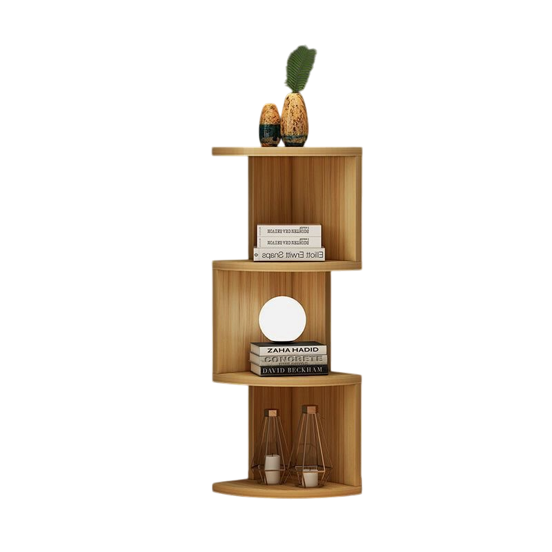 Modern Zig-Zag Corner Wall Shelf