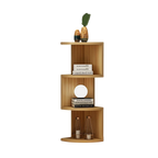 Modern Zig-Zag Corner Wall Shelf