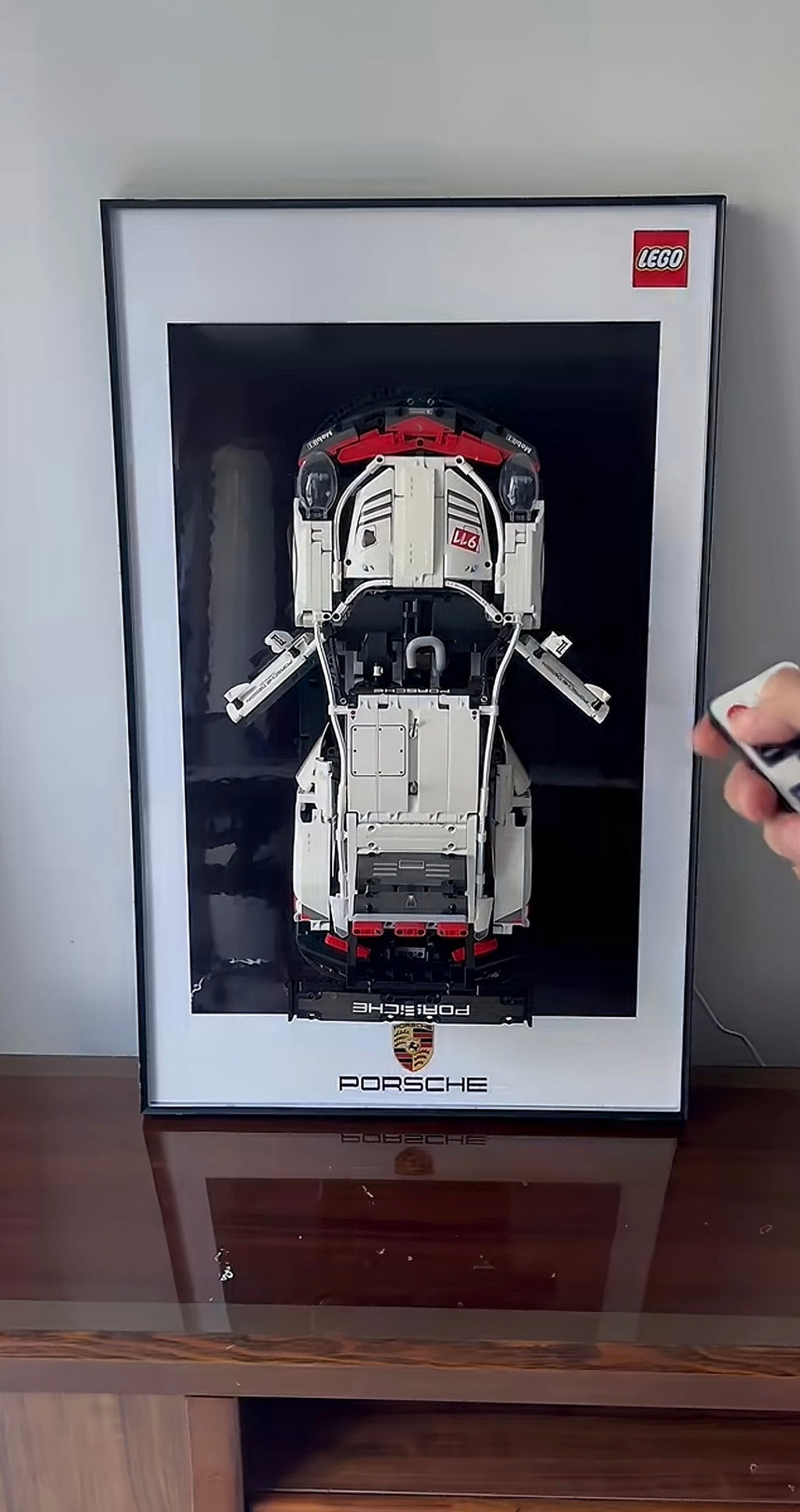 Smart RC Lego Porsche 911 Display