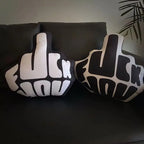 "Middle Finger" Statement Pillow