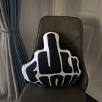 "Middle Finger" Statement Pillow