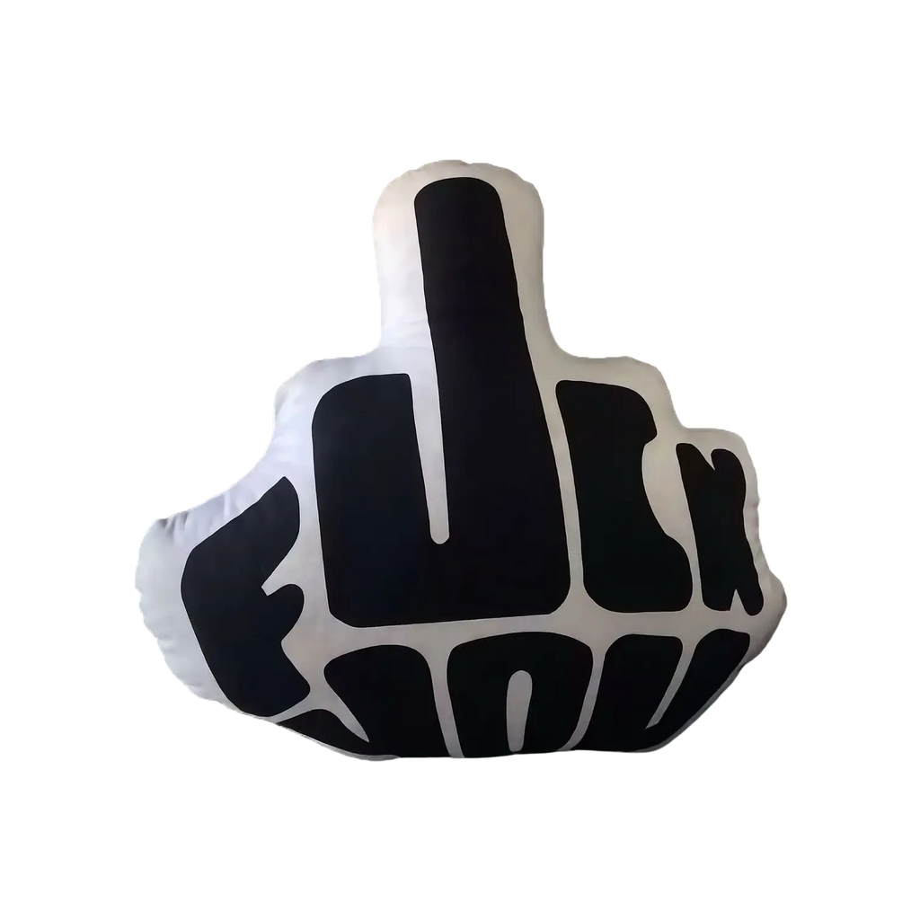 "Middle Finger" Statement Pillow