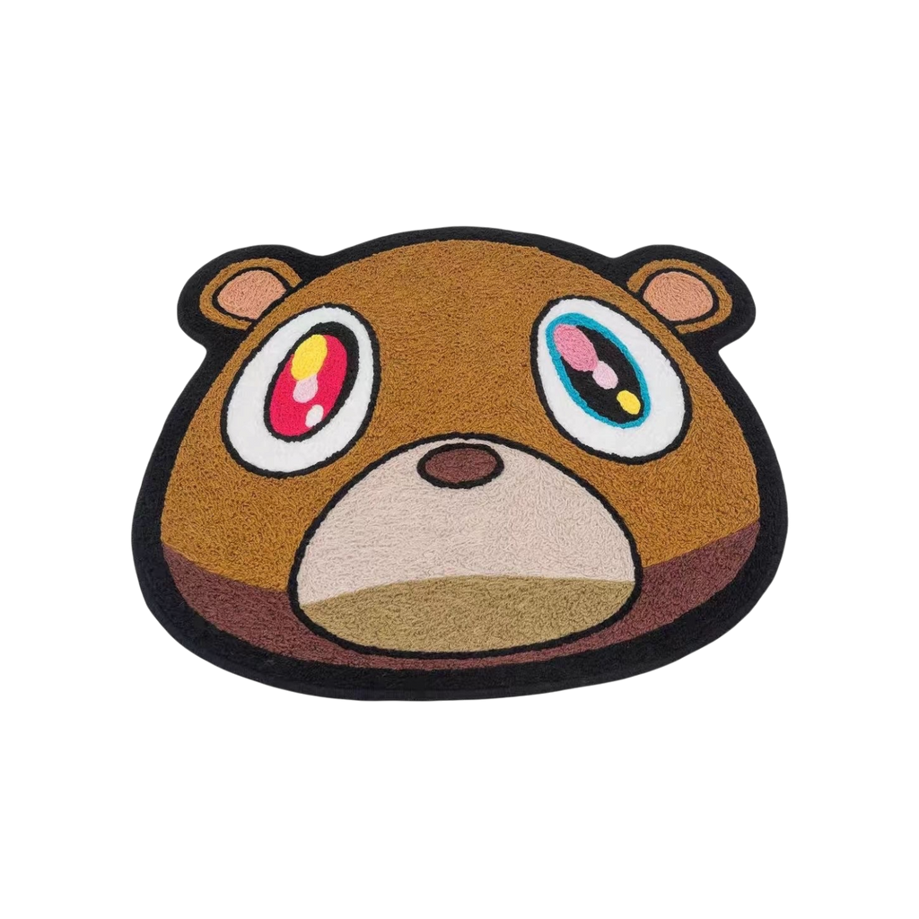 "Graduation Bear" Face Rug