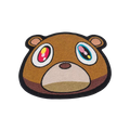 "Graduation Bear" Face Rug