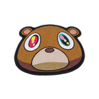 "Graduation Bear" Face Rug