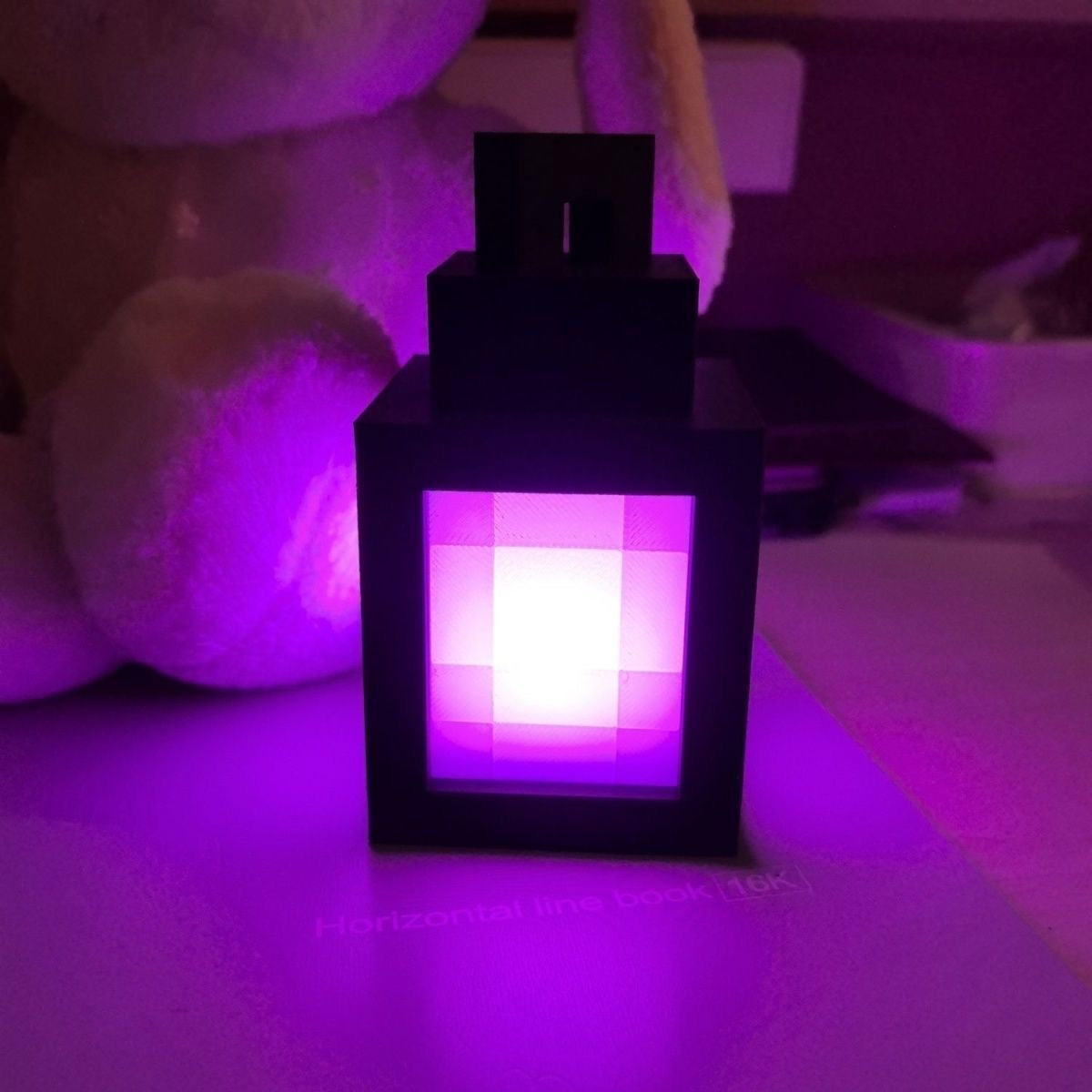 Minecraft Inspired Pixel Lantern